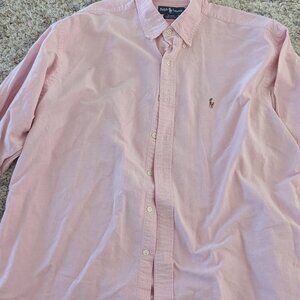 Ralph Lauren Blake Pink Button-Down Shirt – Men’s XL